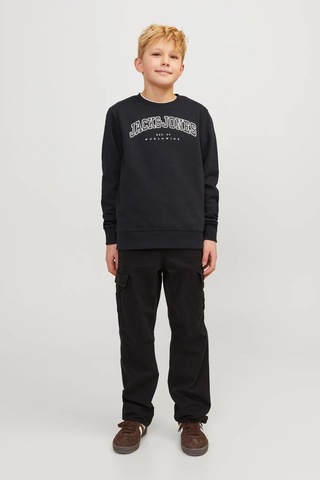 Jack & Jones Çocuk Jjecaleb Sweatshirt SIYAH