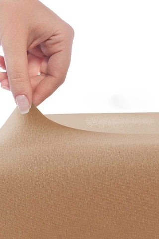 Tek Kişilik Düz Penye %100 Pamuklu Lastikli Çarşaf 100x200 Cm Newsheet Kahverengi Çok Renkli