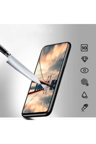 Huawei Y9 Prime 2019 Uyumlu Davin 5d Cam Frm Ekran Koruyucu