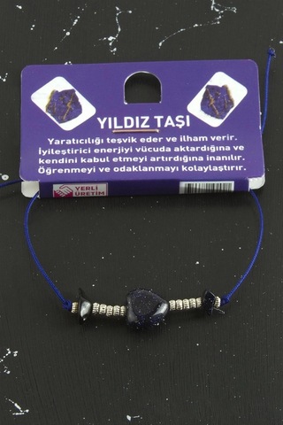 Kalp Karışık Doğaltaş Bileklik Diğer