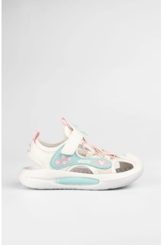 Vicco Rocket Kız Çocuk Beyaz Işıklı Phylon Sandalet Beyaz