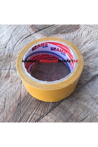 ALFA ÇİFT TARAFLI HALI BANDI 48MM 20MT BANT GÜÇLÜ BANT