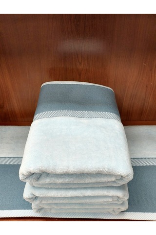 Özdilek 1 Adet Kdf Pamuk El-yüz Havlusu 50x90 -jalen Mavi Mavi