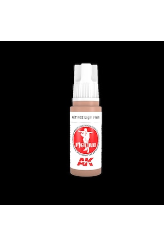17 Ml. Light Flesh Figürler İçin Akrilik Maket Boyası, Ak Interactive 11402 Standart