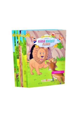 Gün Öykü Neşeli Hayvanlar Serisi Hikaye Seti 10 Kitap