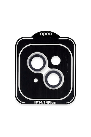 Cosmotex Joko Apple, Uyumlu iPhone 14 Pvd Metal Kamera Lens - Gümüş