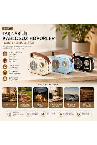 Platoon Pl-4641 Hoparlör Ve Speaker Dc 5v Işıklı Wireless Usb Şarjlı Renkli Kasa Bronz Çerçeve Tf