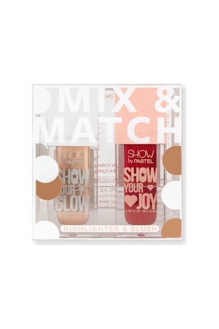 Show By Pastel Pastel Show By Mix & Match Glow Liquid Highlighter 72 & Joy Liquid Blush 52 08 Bronze Show