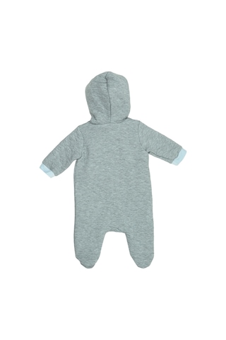 Mammaramma Winter Collection Dışı İçi Pamuklu Dolgulu Kışlık Astronot Tulum Kozmonot Tulum 6-9 Ay Gri Diğer