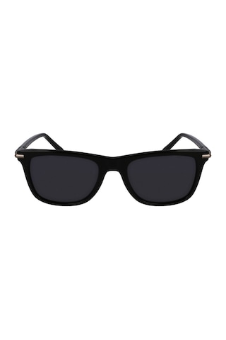 Salvatore Ferragamo Sf 2028s 001 54 Unisex Dikdörtgen Siyah Kemik Güneş Gözlüğü Siyah