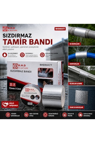 Su Sızdırmaz Tamir Bantı 72mm - 2 Metre