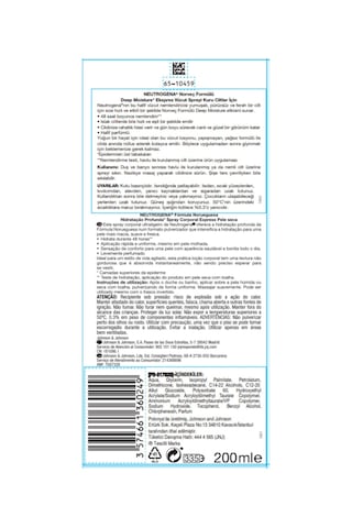 Neutrogena Deep Moisture Ekspress Vücut Spreyi 200 ML