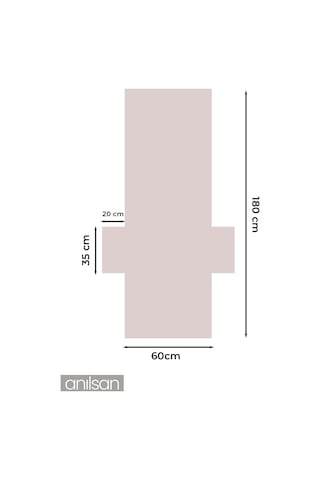 %100 Pamuk Şezlong Havlusu Toz Pembe 60x180 Cm - Hızlı Kuruyan Plaj Ve Havuz Havlusu