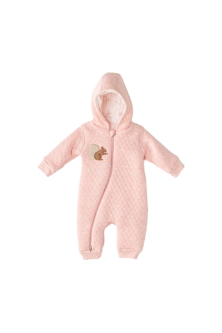 Andywawa Kız Bebek Sincap Kabatmalı Pembe Kozmonot Tulum Ac23324 001