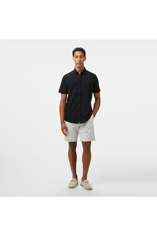 Nautica Erkek Siyah Classic Fit Gömlek Düz W55416t Siyah