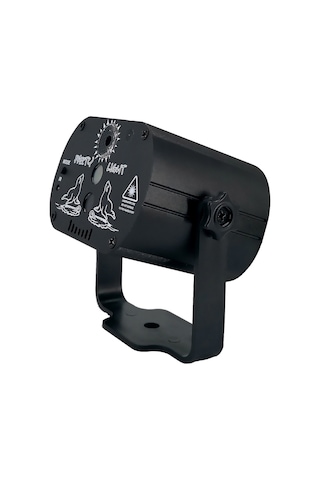 Hfambition Usb Güçlü 60 Desenli Mini Led Lazer Işık Projeksiyon Cihazı, Uzaktan Kumandalı Parti Ve Etkinlik Aydınlatması