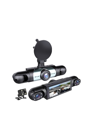 Çeşithane 4 Lensli Full Hd Araç Kayıt Cihazı - 3.0 İnç , Ön, Sağ, Sol Ve Arka Görüşlü 1080p Dash Cam