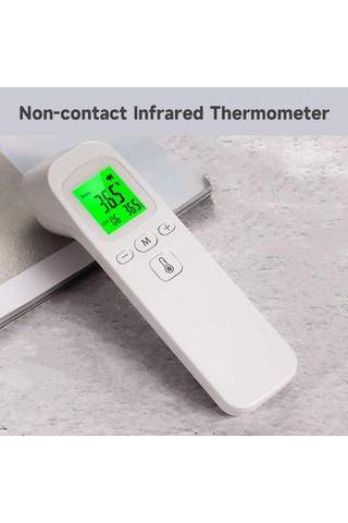 Ruicoo Evde Kullanım İçin T Dokunmadan Yüksek Hassasiyetli Entegre Isı Ölçer - Çocuk, Bebek Ve Yetişkinlere Uygun El Fareni Pil Dahil Değil