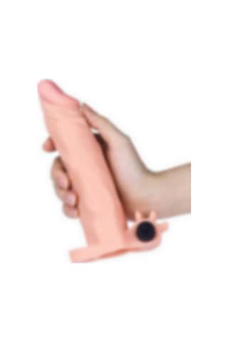 Morgece 4 Cm Uzatmalı Realistik Titreşimli Penis Kılıfı 45727210