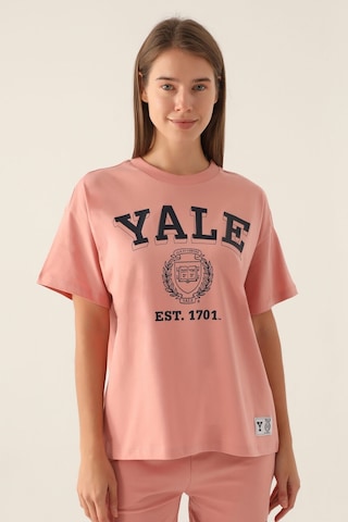 Yale Comfortable Pembe Kadın T-shirt 5274-42819 Pembe