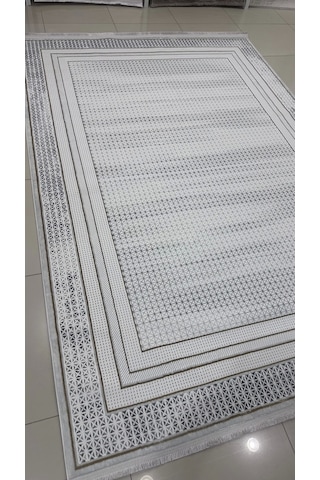 Safyün Halı Kadife Kf454 Gri 200 X 290 Renkli
