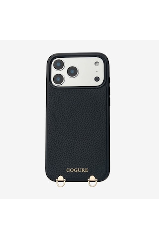 Kombinlenebilir - Apple Uyumlu iPhone 17 Pro Max Uyumlu Magsafe Özellikli Pu Deri Tasarım Kılıf - By Bera Lina Siyah
