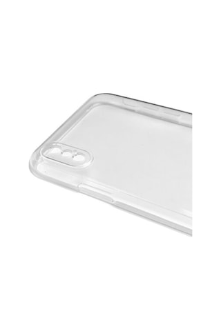 Apple Uyumlu iPhone Xs Max Kilif Seffaf Silikon Kamera Korumali 3D Tipali 390784626