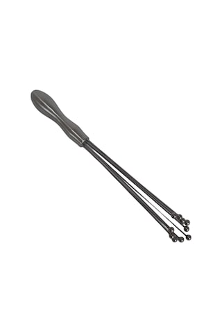 Paslanmaz Çelik Top Krema Yumurta Çırpıcı 30 Cm Boncuk Uçlu Yumurta Çırpıcı Gri