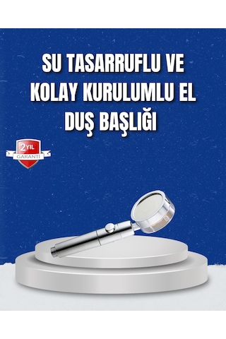 Şelale Sisi Masaj Özellikli Banyo Duş Başlığı
