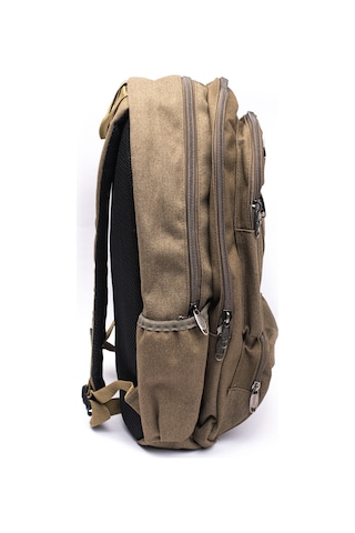 Moda 8809 Haki Büyük Boy Kanvas Sırt Çantası