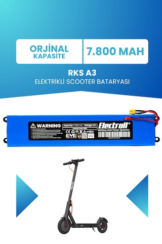 Rks A3 Uyumlu Batarya 36v 7.800mah Elektrikli Scooter Bataryası