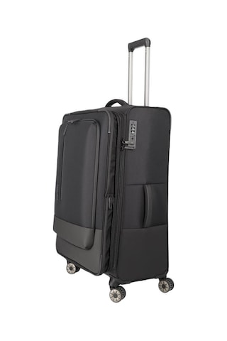 Travelite Crosslite 5.0 4w Trolley L Körüklü Büyük Boy Valiz Siyah