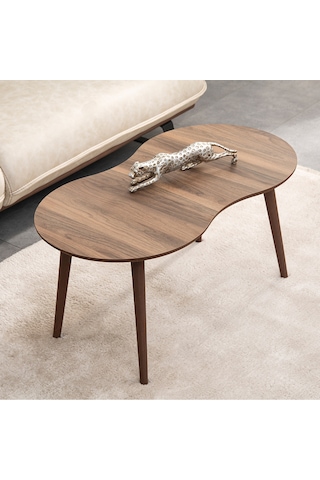 Vovvahome Moon Mdf Ahşap Orta Sehpa - Ceviz