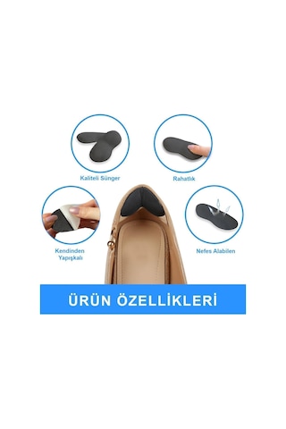 Active Team Topuk Vurma Önleyici Topuk Koruma Numara Küçültme Pedi