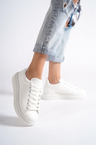 Mubiano Mbmkq200-bb Kadın Kalın Taban Beyaz/beyaz Sneaker & Spor Ayakkabı Beyaz/beyaz