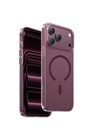 Keephone Apple İphone 18 Pro Max Uyumlu Magsafe Arka Koruma Kılıf - Mavi