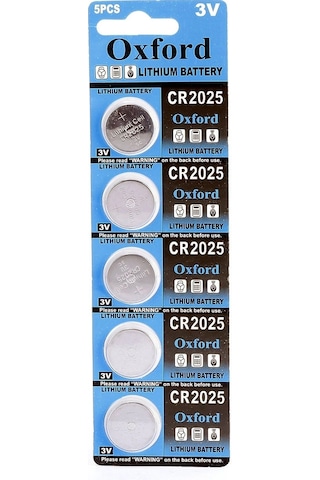Panasonic Cr2025 3v Lityum Bios Baskül Terazi Pili 5 Li Kartela 5 Adet