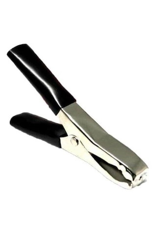 10cm Krokodil Akü Maşa Büyük Boy Kırmızı+ Siyah- 5li Takım Set