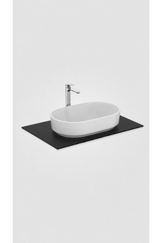 Tezgah Üstü Oval Çanak Lavabo 55 Cm T573201 Beyaz