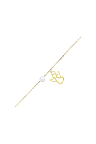 Altın Incili Melek Halhal As17Hl Altınsepeti Sarı