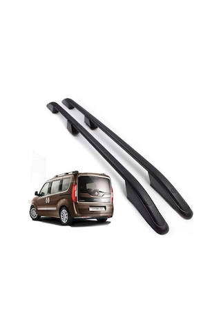 Fiat Doblo 2 3 Tavan Çıtası Port Bagaj Taşıyıcı Siyah 2010 / 2020
