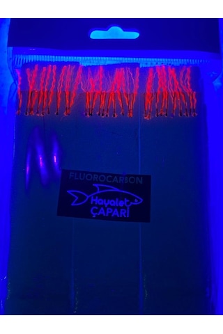 Florocarbon Arnavut Çaparisi 12 No 3lü Paket 0.12/0.24 Uv Şeker Pembe