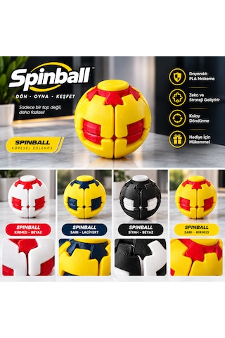 3d Baskı Spinball Döner Stres Topu Mekanik