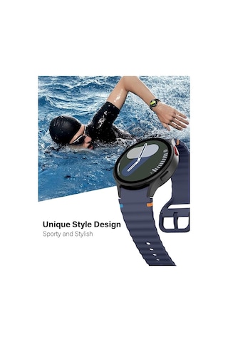Xiaomi Redmi Watch 5 Active/lite 22mm Kordon Dekoratif Örgü Çizgili Spor Silikon Kayış