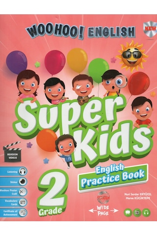 Eski Müfredat Kırmızı Beyaz 2. Sınıf Woohoo Süper Kids Set 3 Kitap