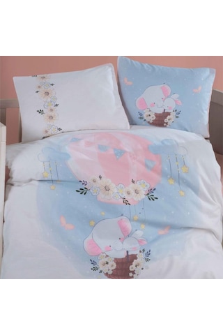 Clasy Bebek Nevresim Takımı Sun Bambi Pudra
