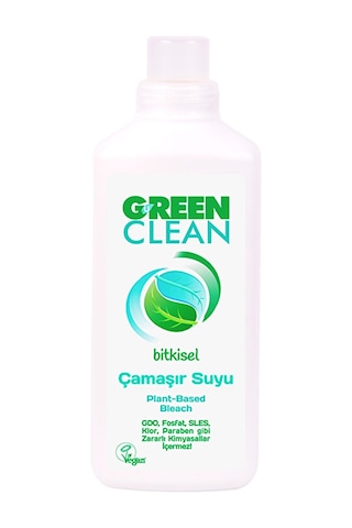 4 Adet Green Clean Bitkisel Çamaşır Suyu 1000 Ml Diğer