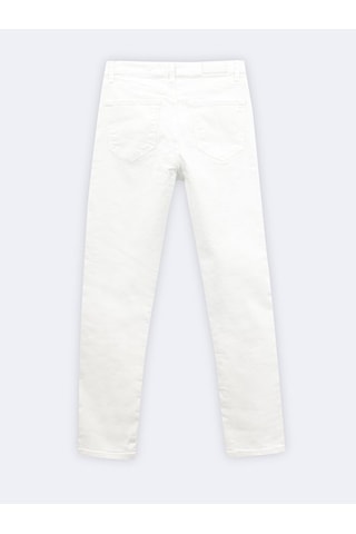 Ltb Ronna X Yüksek Bel Dar Paça Slim Jean Pantolon 010095164014876 100 010095164014876_100 Beyaz