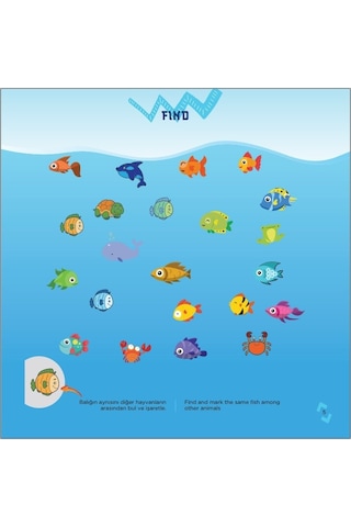 Fınd 3-4 Yaş / Iq. Dikkati Güçlendirme Seti-Anasınıfı