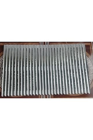 40X60 Cm Kromdan Çelik Oluklu Köfte ve Tavuk Izgarası